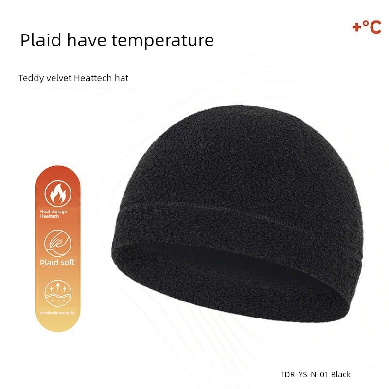 

Cold-Proof Outdoor Sport Climbing Di Cycling Fall and Winter Fleece Hat Ear Protection Running Thermal and Windproof Fleece Hat Zitai. Catch Small TDR-YS-N-01 Black All yards