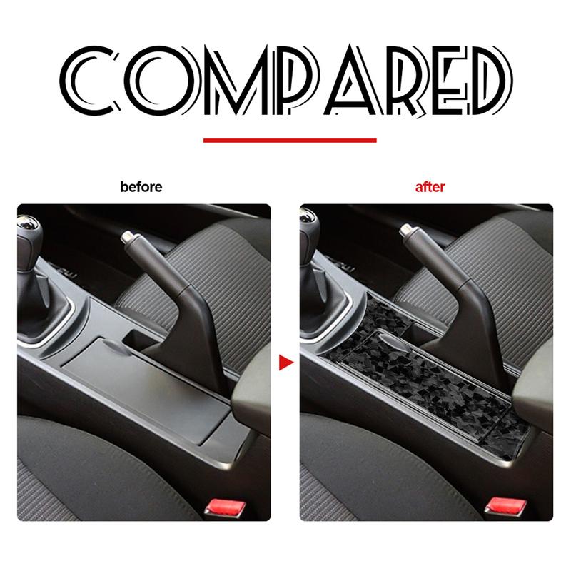 Real Carbon Fiber Car Water Cup Holder Cover Panel Sticker for Mazda 3 2010 2011 2012 2013 Trim Interior Car Styling Accessories