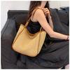 Large Capacity Straw Woven Bag Women's New Simple Woven Bag Seaside Vacation Beach Shoulder Tote Bag