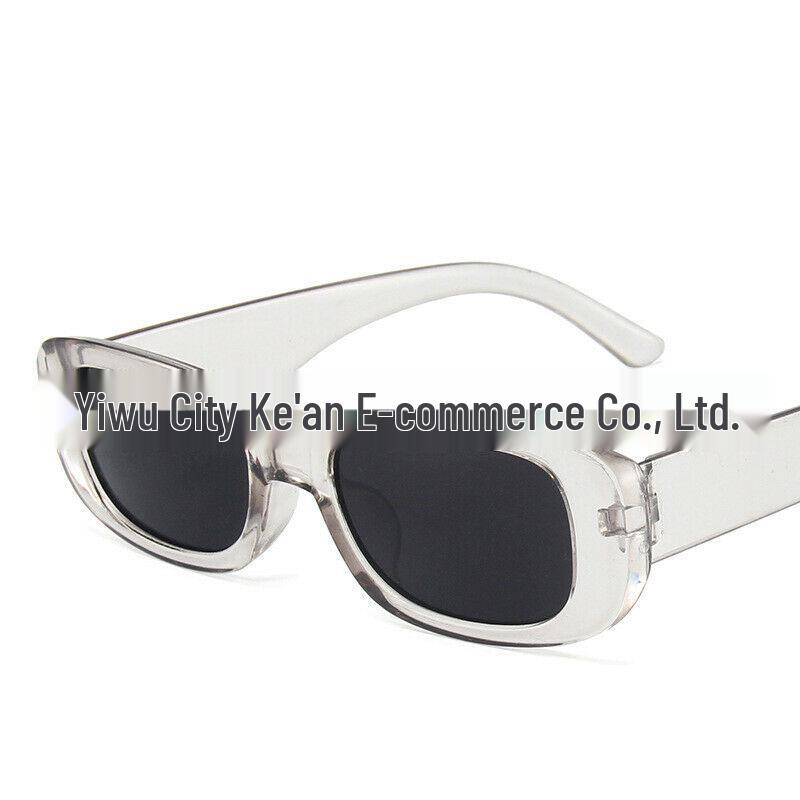 Trendy Square Punk Sunglasses: Street Style UV Protection