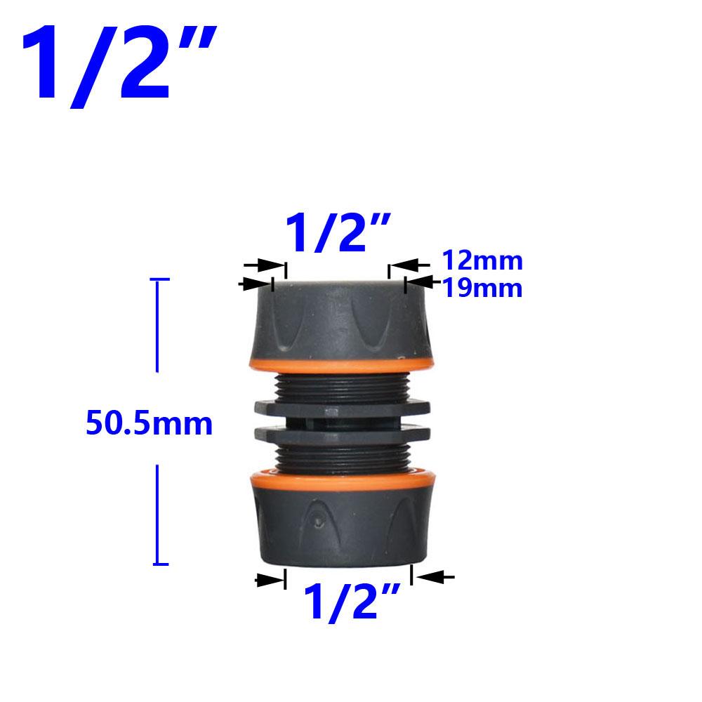 Garden Hose Fittings 1/2 3/4 1 Inch Quick Connector Water Waterstop Connector Car Wash Water Gun Adapter 1pcs