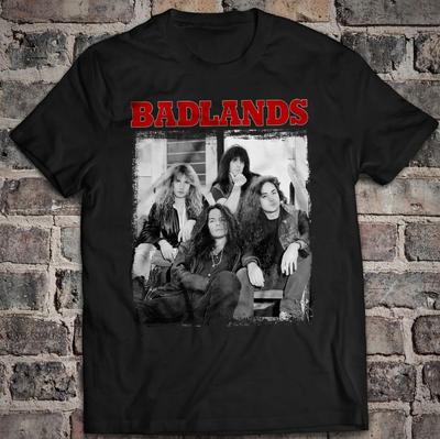 Badlands Classic Band Rockmuziek T-shirt Katoen Voor Mannen Vrouwen UU463