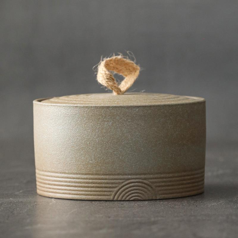 Moderne Keramik Vorratsdose Teedose Zuhause Süßigkeiten Kaffee Dose Lebensmittelbehälter Arbeitsplattenornamente Versiegelte Vorratsdose Heimdekoration