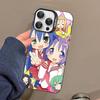 Anime Girl Lucky Star Phone Case For IPhone 16 15 14 13 12 11 17 Pro MAX Plus Pro Matte Shockproof Cover