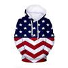 New Fashion American Flag 3D Printing Hoodie Men Casual Sweatshirt