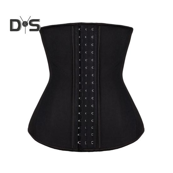 

Женский корсет бесшовный утягивающий пояс с завязками ультра мягкий пояс для талии большой поддержки спины корректирующее белье XXXL чёрный