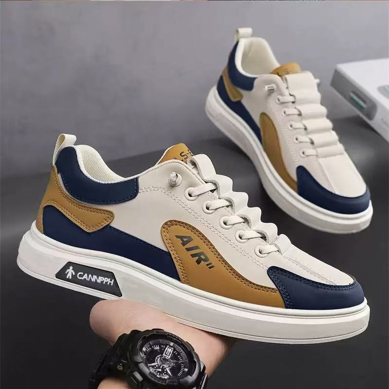 Hollow leather shoes men's summer breathable soft leather lowtop business leisure onepedal hole dad men's shoes