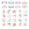 Kit di Stencil per Pittura Facciale, Modelli Riutilizzabili Vuoti per Tatuaggi Facciali e Body Painting, Strumenti Creativi DIY per Disegno per Bambini e Adulti