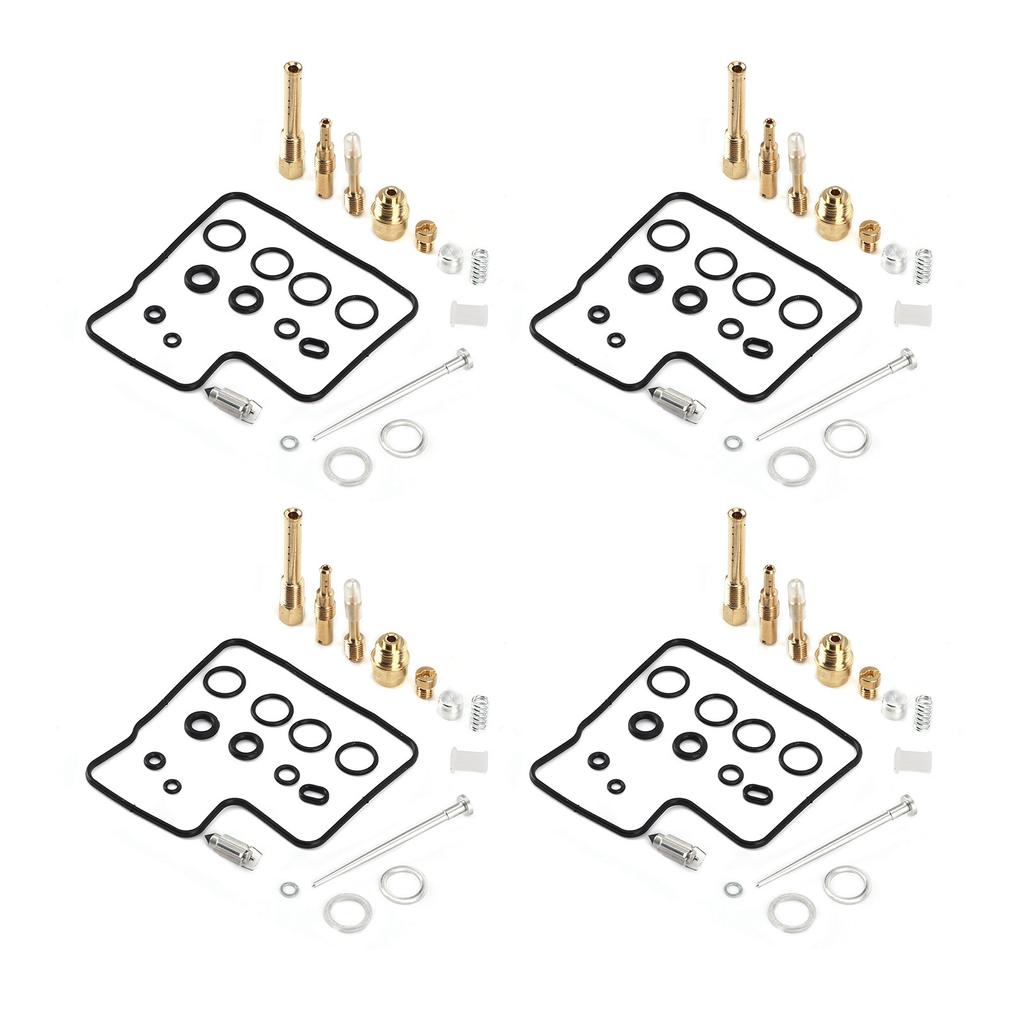 4 Sets Motorcycle Carburetor Repair Kit Rebuilt Parts Fit for Honda V45 MagnaVF750VF750S