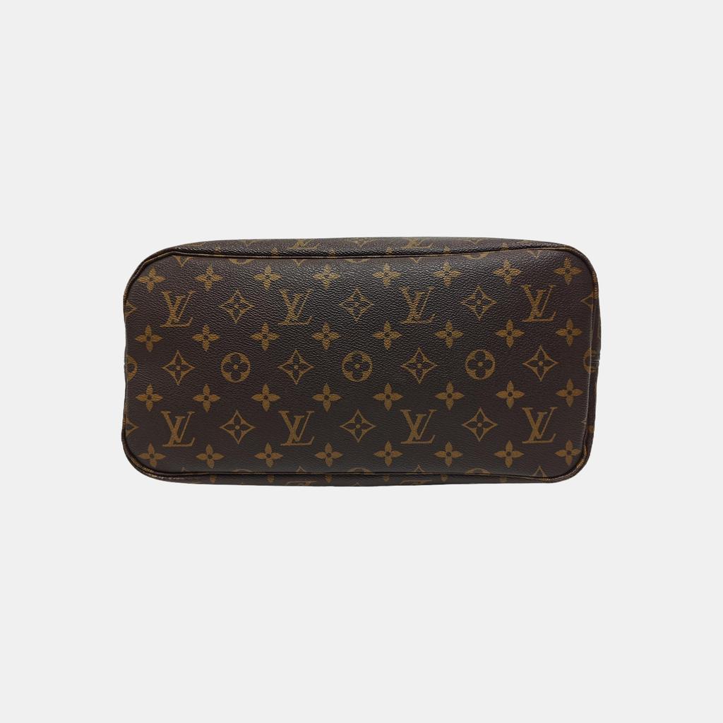[Pre-Owned] Neverfull Mm Monogram Coated Canvas With Leather Trim Tote Bag - Very Good #PW6J6I
