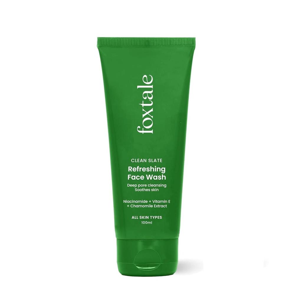 Foxtale Refreshing Face Wash with Niacinamide Suitable for All Skin Types 100 Gm