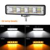 LED darbinio žibinto juosta rūko žibinto vairavimo žibinto lemputė visureigio sunkvežimio automobilio priekinis žibintas sunkvežimio traktoriaus valties priekabai 4x4 LED