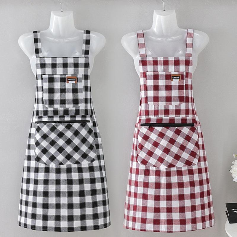 Cotton Kitchen Apron: Breathable, Stylish, Dirt-resistant & Durable Workwear for Women, Ideal for Home Cooking & Photography