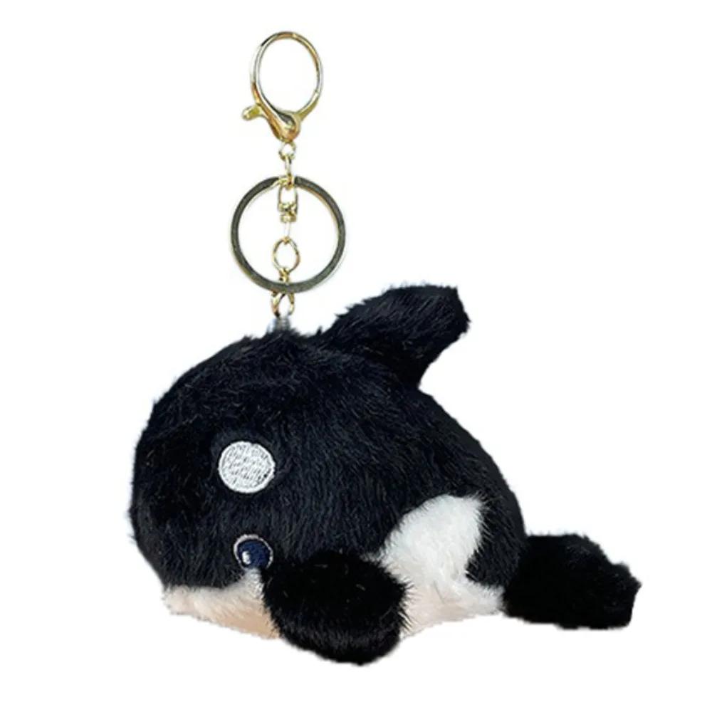 Turtle Ocean Animal Plush Keychain Octopus Starfish Plush Whale Keychain PP Cotton Simulation Animal Whale Small Pendant