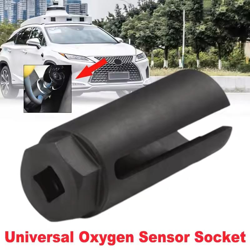 1 Piece of 9cm Long Black Oxygen Sensor Socket Tool 1/2 "square Driver Disassembly European Oxygen Sensor Socket Wrench General