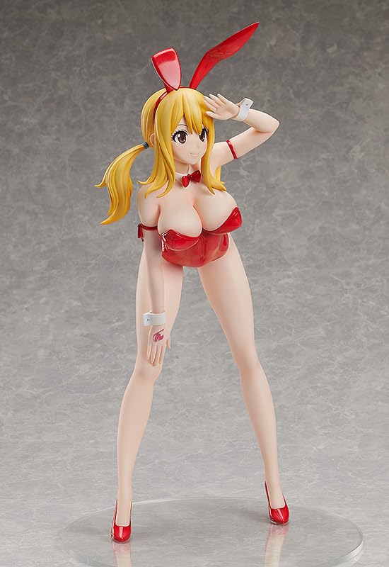 Figurină din plastic pictată la scară Lucy Heartfilia Iepuraș Desculț versiunea anime TV "FAIRY TAIL". 1/4