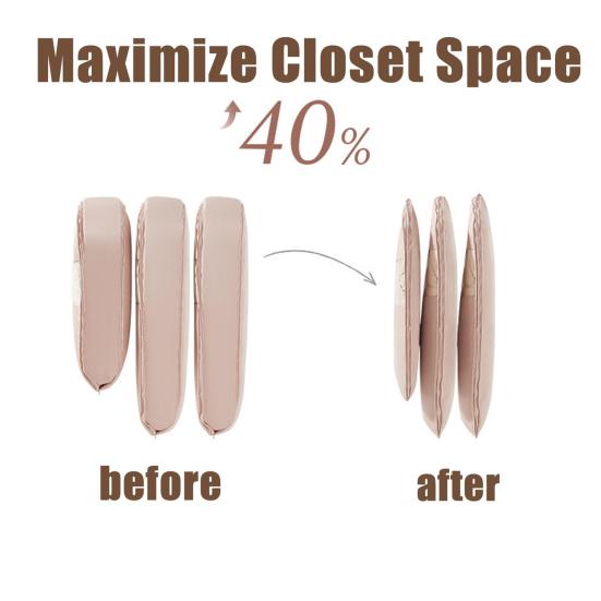 3Pcs Hanging Bag Set Maximize Wardrobe Space Compression Zipper Dust-Proof Travel Bags Garment Protection Organizer