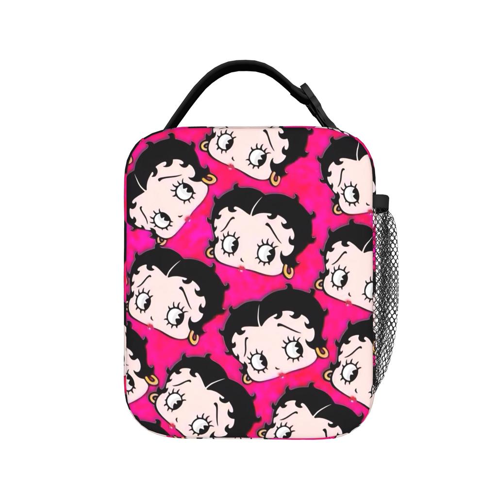 B-Bettys Boops Lunch Bag Fashion Office Lunch Box Print Convenient Cooler Bag