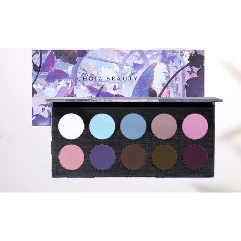 CHOIZ BEAUTY - 10-Farben Lidschattenpalette - Kalter Schmetterling