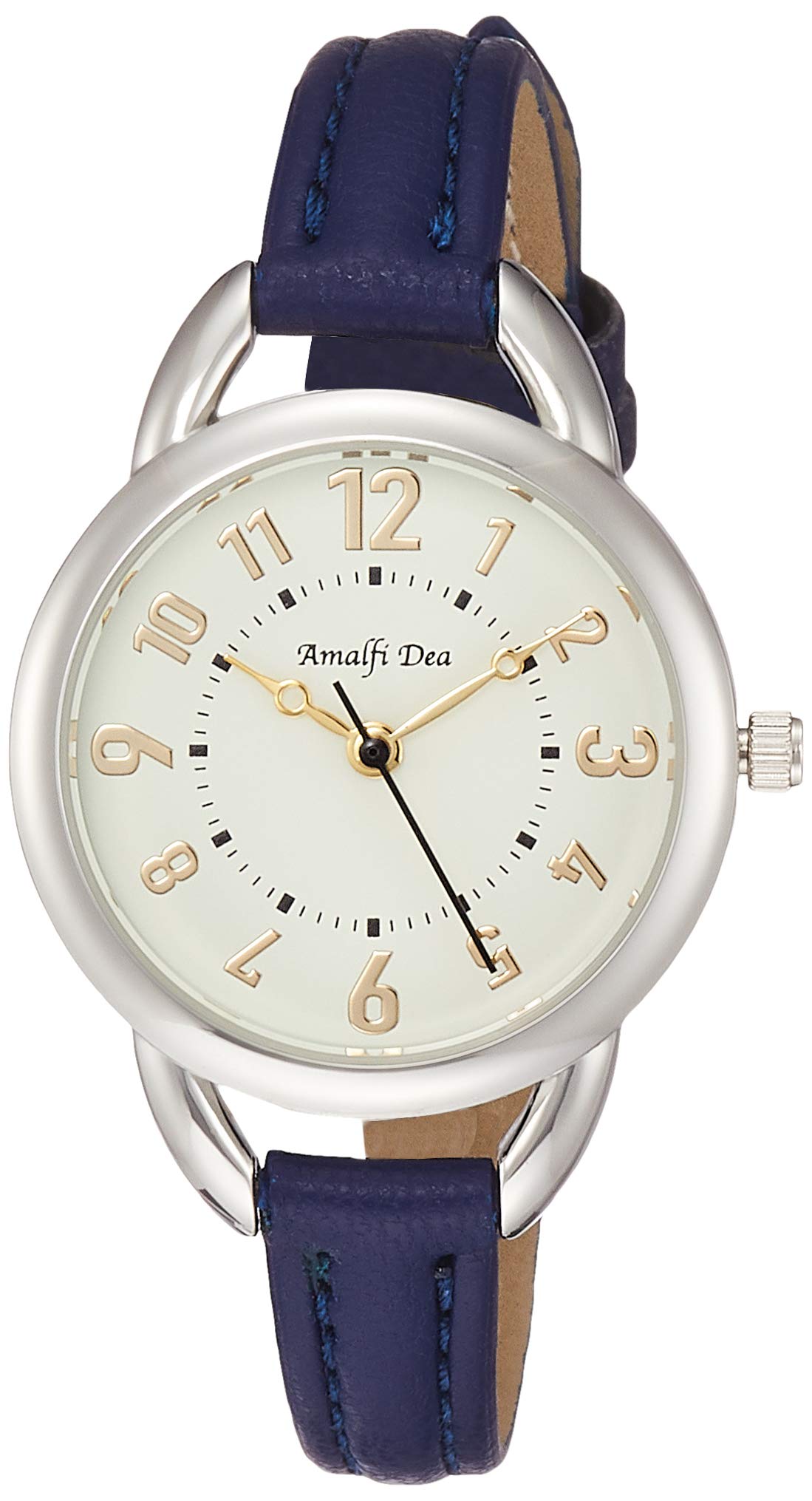 

Arias Amalfidia Analog Watch, Waterproof, Leather Strap, White Dial, WW20024A-149, Women s, Blue