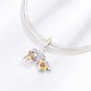 S925 Silver Ocean Beach Bucket Crab Charm Bracelet Necklace DIY Beading Kit Accessories Set