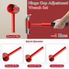 Canvas Bag Packaging Hinge Gap Adjustment Wrench Set Heavy Door Hinge Adjustment Tool Multi-Size for Door and Cabinet Alignment
