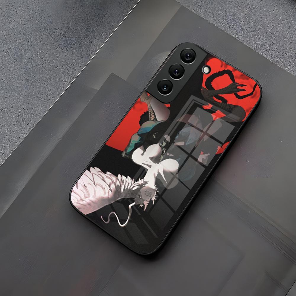 DEVILMAN Crybaby Anime Phone Case Glass For Samsung Galaxy S23 S24 S21 S25 S22 S20 Ultra Fe Plus A55 A15 A14 Coque