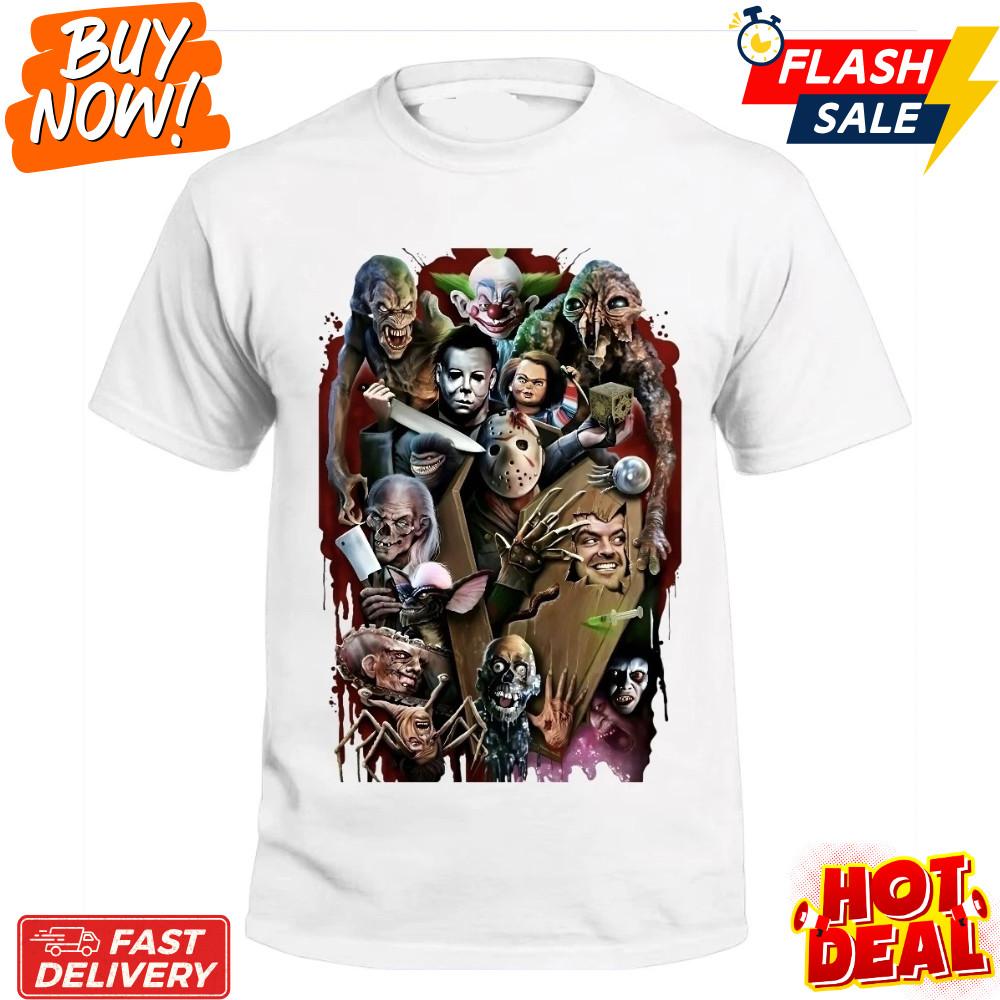 

Halloween Horror Movies Inspired T-Shirt Fan Made Scary Film Unisex Tee S-5XL Unisex T-Shirt S