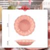 Charming Floral Ceramic Tableware: Girls' Rice Bowl, Plate, and Cutlery Set for Home Use