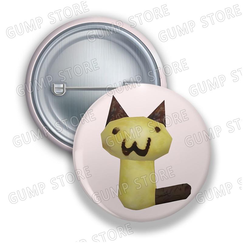 Spille Rotonde Cartoon Y2k Toro Inoue per Accessori Gioielli Decorazioni Borse Gatto Ha4to Kawaii Spille a Bottone Regali per Fan Amici
