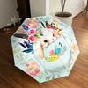 1pc Bunny Teacup Themed High-quality Umbrella,Automatic Opening and Closing Umbrella,Multi-functional Umbrella G0811193