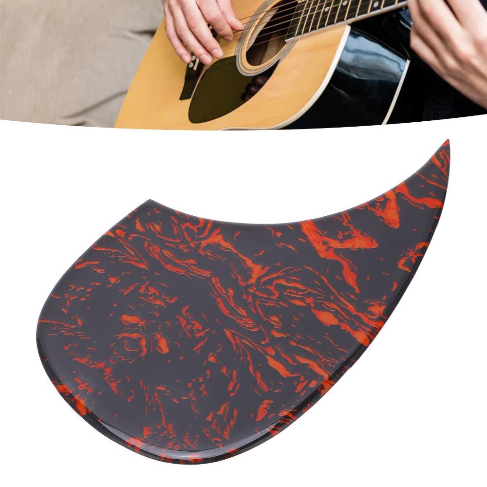 40/41in Size Guitar Guard Plate Red Flame Acoustic Guitar Pickguard For Acoustic Guitars