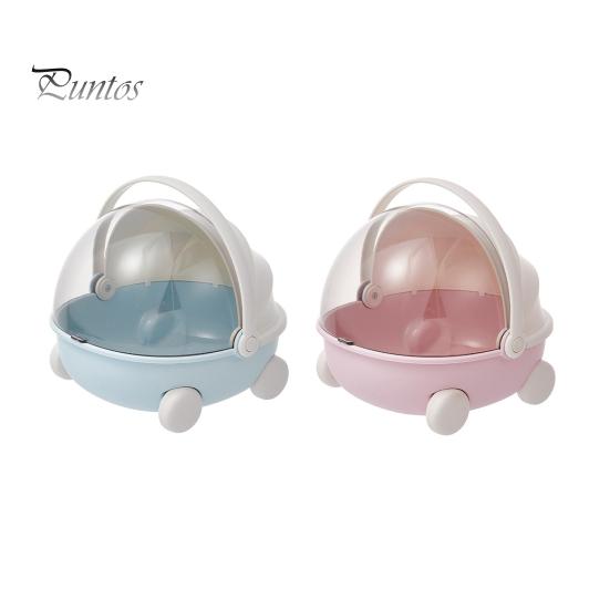 Organizador de caja de almacenamiento con gran capacidad de carga, resistente al polvo, gran capacidad, bonito diseño de cuna, contenedor de almacenamiento de artículos diversos