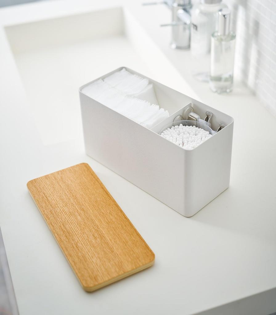 Yamazaki Sanitary Storage Case W23 D10.5 H14 cm RIN Toilet Accessories Multi-Case 4808