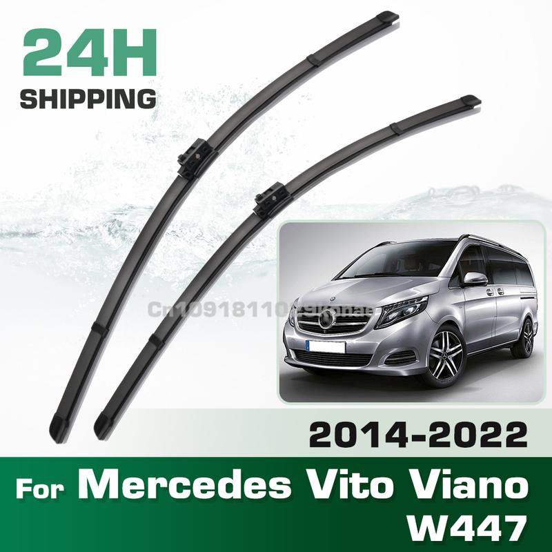 Für Mercedes Benz Vito Viano W447 2014-2022 2015 2016 2017 2018 LHD&RHD Frontscheibenwischerblätter Windschutzscheibe Fenster 28"+18"""