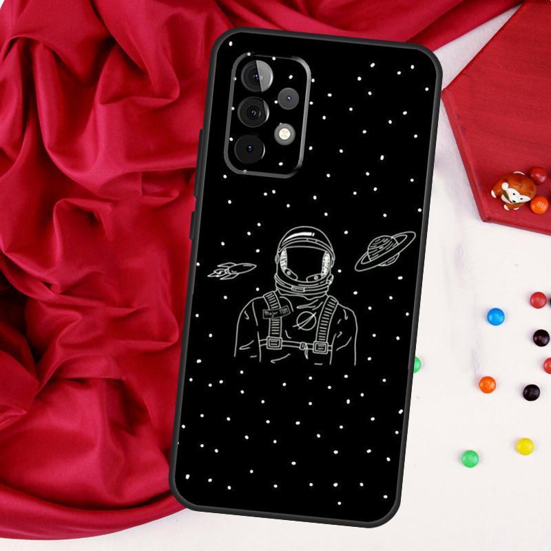 Aesthetic Space Stars Planet For Samsung Galaxy A52 A32 A22 A54 A14 A16 A26 A36 A56 A55 A35 A05 A06 A15 A53 A33 A13 Case