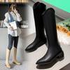 Coarse Heel Comfortable Knight Boots French Pointed Versatile Boots Women's 2025 Autumn and Winter New British Style Spice Girl Style