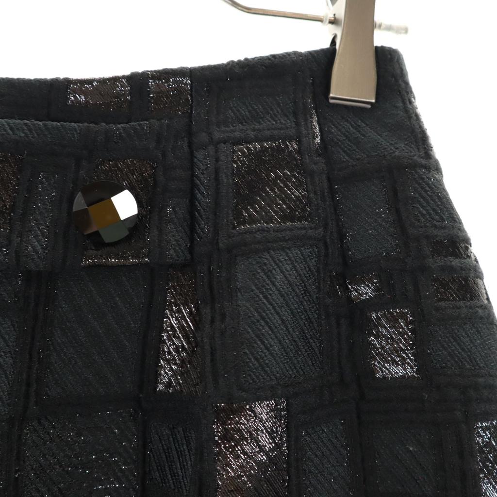 Rene Made in Japan Wool Blend Midi length skirt 36 black Women Used