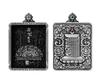Authentic Xiangyun Golden Wheel Vajra Pestle Pendant & Thangka Gau Box
