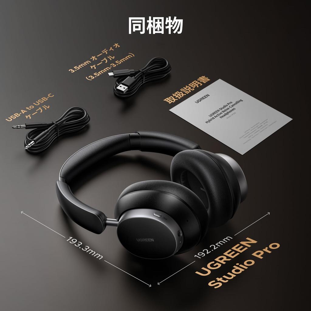 UGREEN HiTune Max6 Wireless Headphones Adaptive LDAC Dual Gold 120 Hours Battery Bluetooth Coaxial Dual Multipoint AI Fast Glasses Ideal for Online