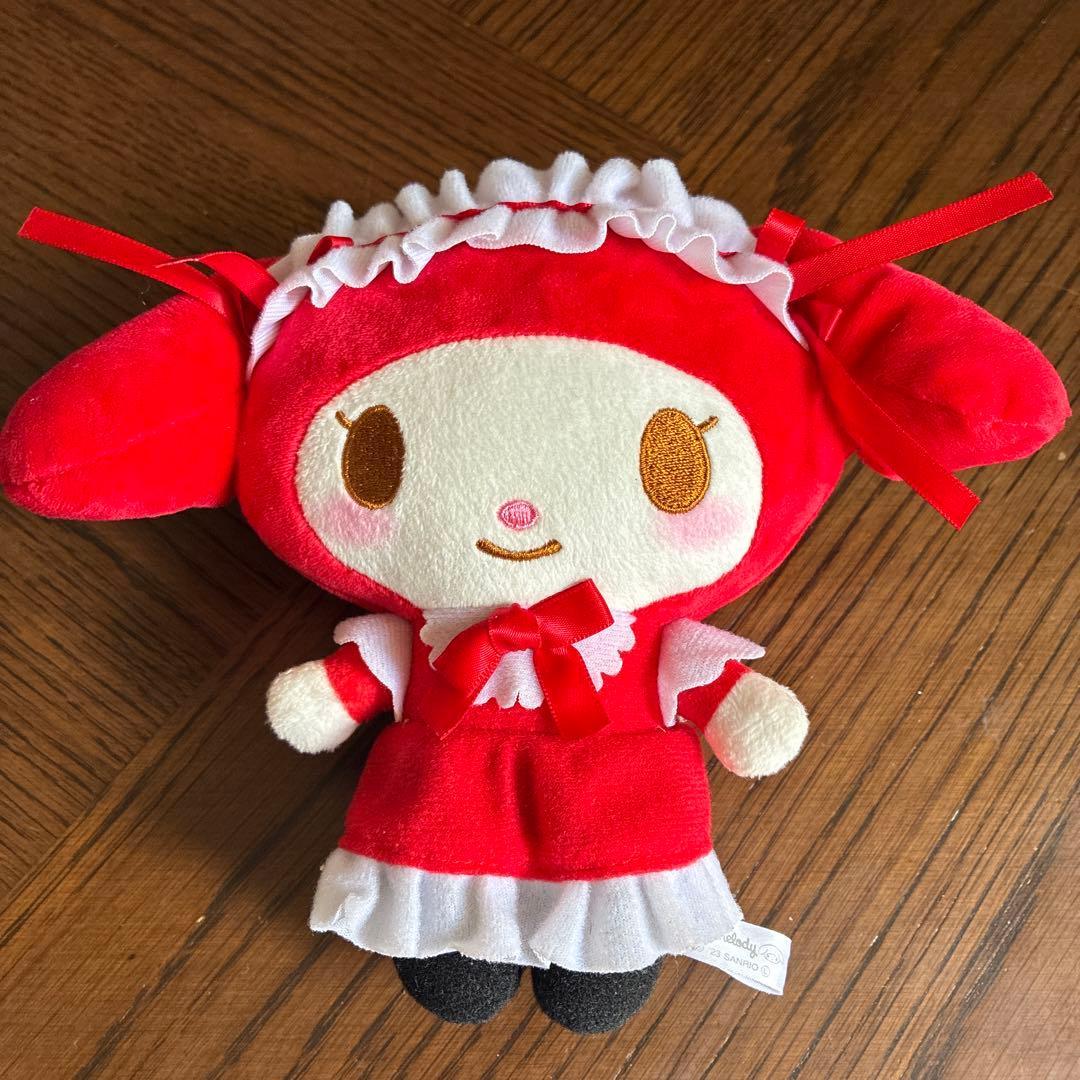 My Melody Plush Toy Maid Style
