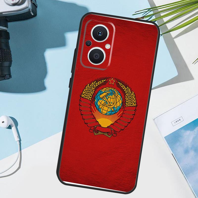 Vintage USSR CCCP Case For OPPO Reno 13 13F 12 11 F 8T 7 8 10 Pro OPPO Find X8 X6 Pro X3 X5 Lite Cover Funda