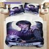 Midnight Whispers Shadows Three-piece set (1 * duvet cover + 2 * pillowcase, without core) 2D Flat Duvet cover and pillowcase Soft and comfortable