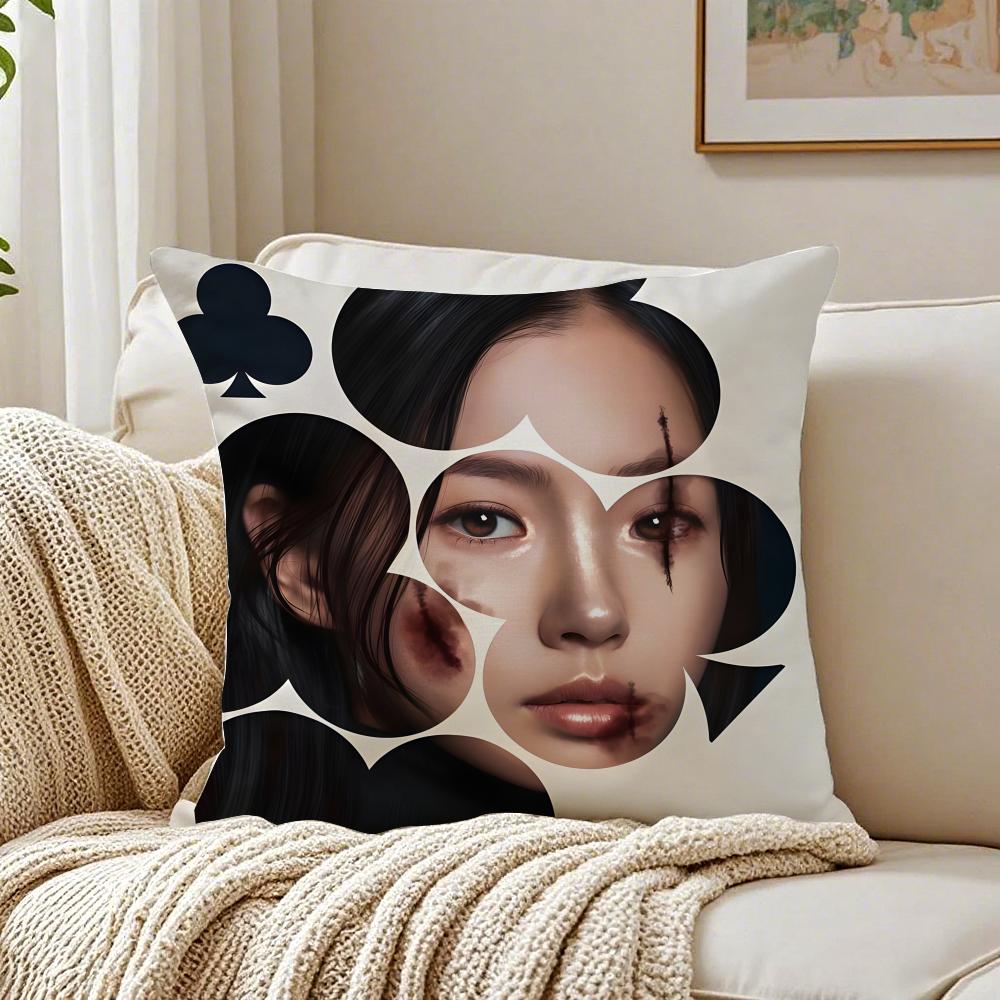Thrilling Japanese Movie AAlice In Borderland Cushion Cover Pillowcase Antidustmite Living Room Sofa Decor Cushion Room
