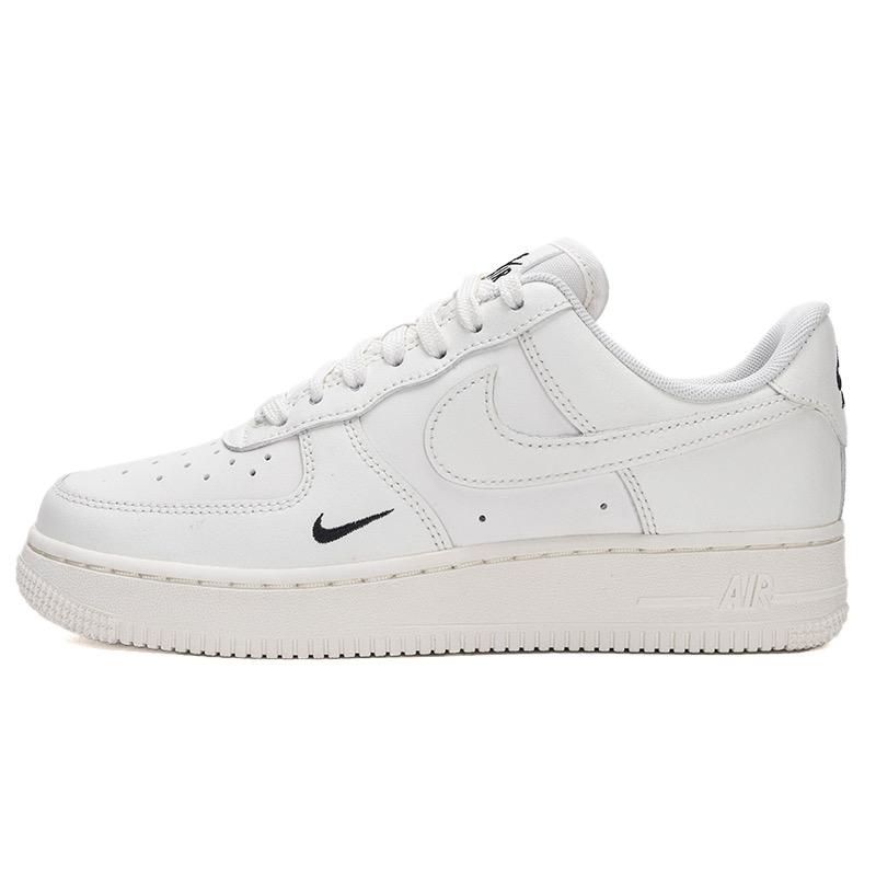 Nike Air Force 1 Double Hook Air Force Abrasion Resistant Lightweight Low top Skateboard Shoes Women's White Pink HF1058-133(Team448-BOX)