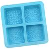 3D Lace Pattern Silicone Mold For Soap Making Supplies Rectangle Embossed Flower Mooncake Dessert Cheesecake Lotion Bar Tools