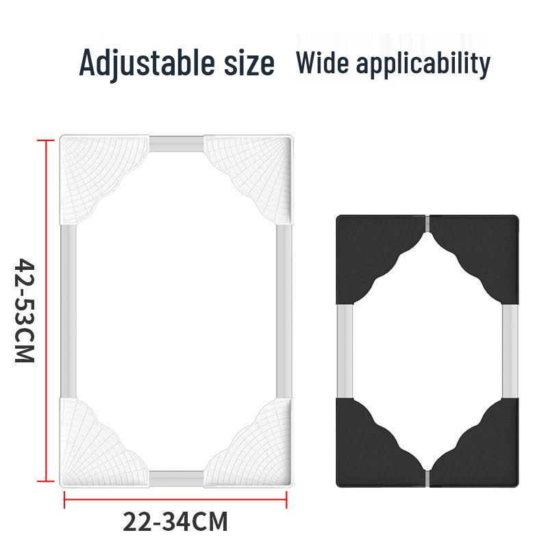 Adjustable Mobile Desktop PC Stand with Wheels and Heightened Bracket