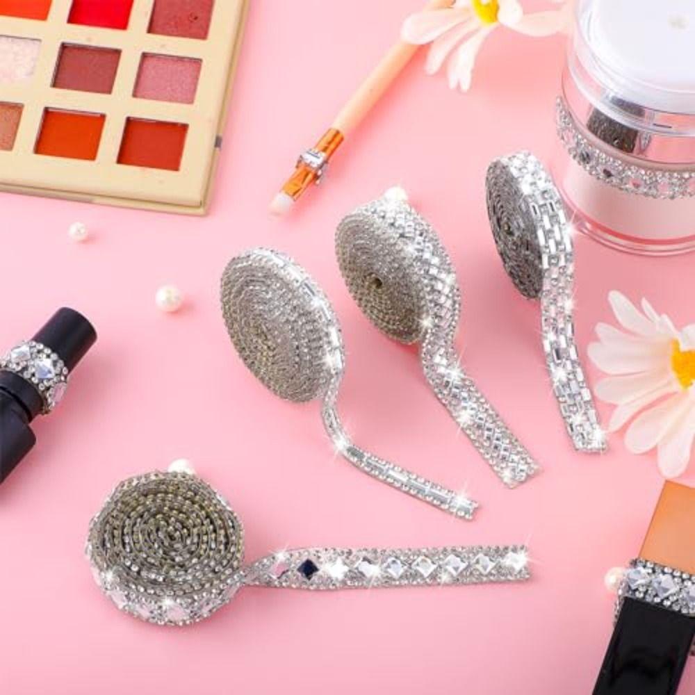 DIY Self Adhesive Rhinestone Strips Sewing Accessories Bling Rhinestone Trim Tape  Wedding Decor