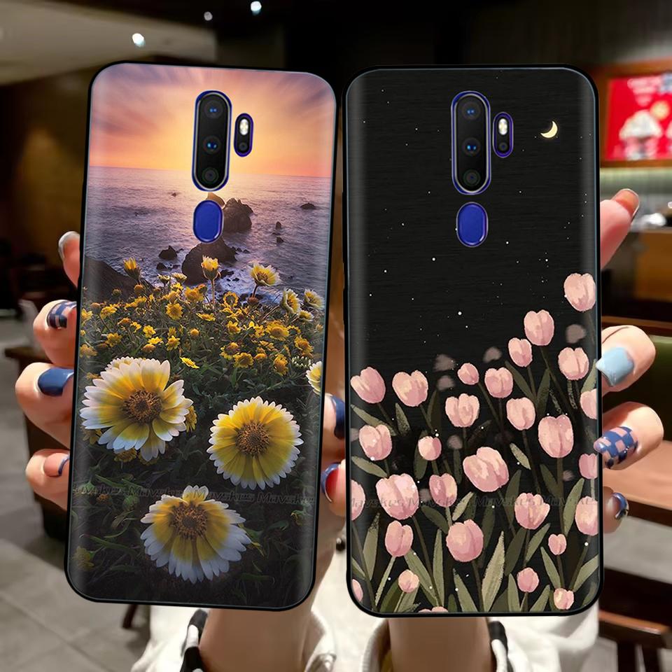 Für Oppo A9 2020 Hülle Oppo A5 2020 Niedliche Cartoon Bemalte Abdeckung Weiche TPU Handyhülle Für Oppo A11X OppoA5 OppoA9 2020 Bumper Fundas