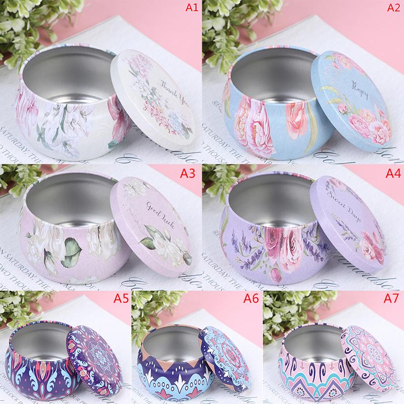 Empty Tinplate Box Tins Cans Jars Containers Wicks Sticker Centering Aroma DIY Candle Making Supplies